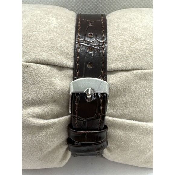 Skagen 233MBB Unisex Brown Leather Strap Analog Dial Quartz Wrist Watch AEA187 main image 6